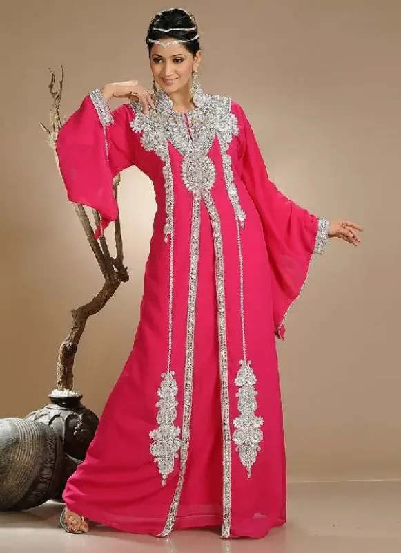 Picture of Radhe Designer Multicolor Georgette Kaftan Dress for Women - F426
