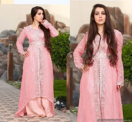 Picture of latest dubai sleeveless modern hand embroidery caftan d