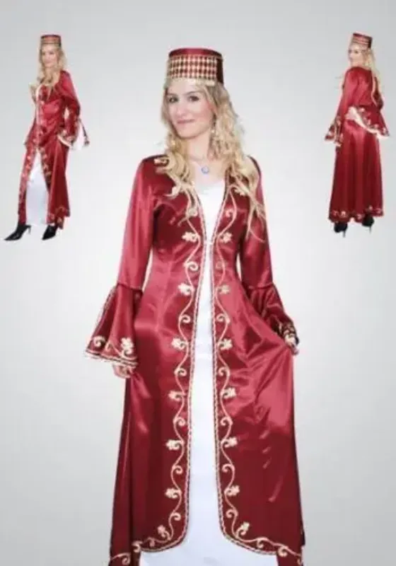 Picture of Radhe Designer Multicolor Georgette Kaftan Dress for Women - F533
