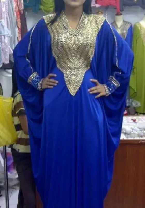 Picture of Radhe Designer White Georgette Kaftan Dress for Women - F672
