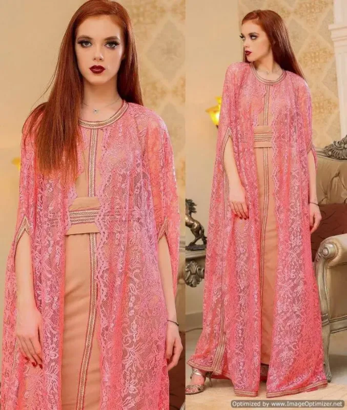 Picture of Radhe Designer Multicolor Georgette Kaftan Dress for Women - F81