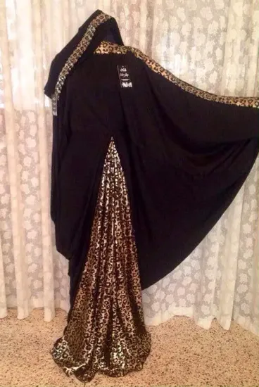 Picture of modern dubai georgette arabian zardosi hand embroidery 