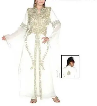 Picture of modern farasha fancy abaya arabian party wear for women