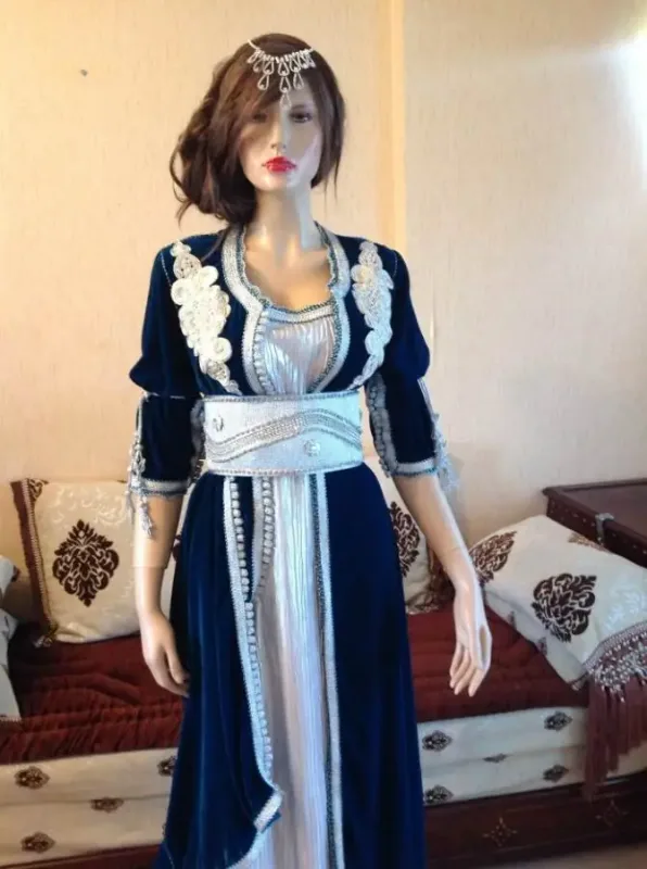 Picture of Radhe Designer Pink Cotton Kaftan Dress for Women - F395