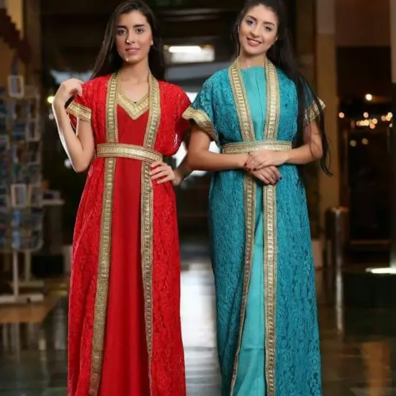 Picture of Radhe Designer Multicolor Georgette Kaftan Dress for Women - F982