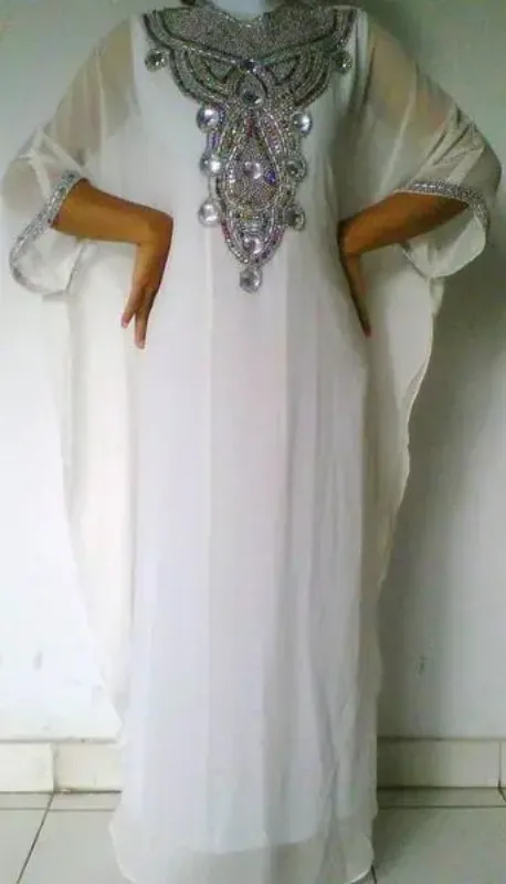 Picture of Radhe Designer Multicolor Georgette Kaftan Dress for Women - F454