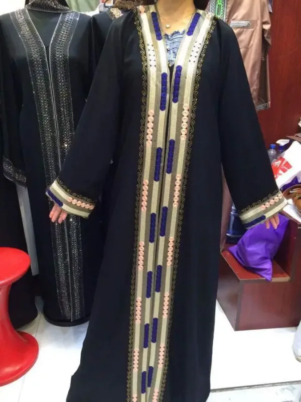 Picture of Radhe Designer White Georgette Kaftan Dress for Women - F1250