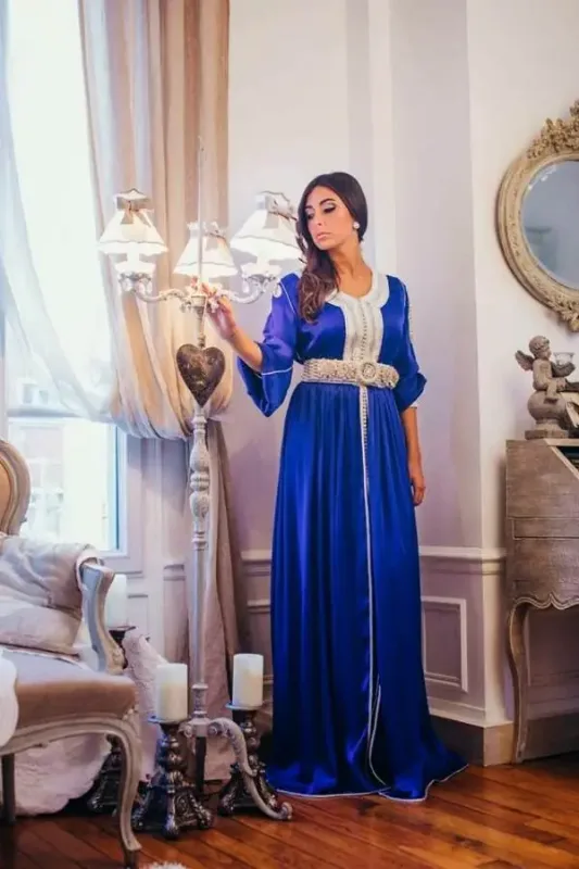 Picture of Radhe Designer Multicolor Chiffon Kaftan Dress for Women - F750
