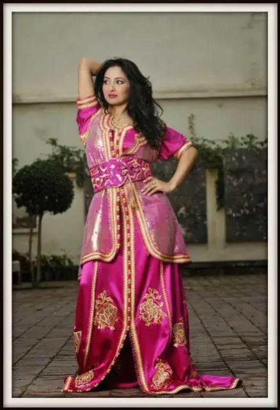 Picture of Radhe Designer Multicolor Georgette Kaftan Dress for Women - F437