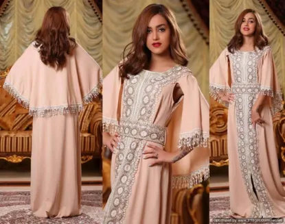 Picture of modest maxi gown dubai moroccan kaftan abaya jalabiya j