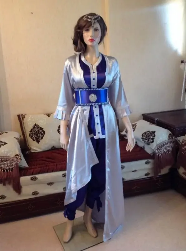 Picture of Radhe Designer Multicolor Georgette Kaftan Dress for Women - F388