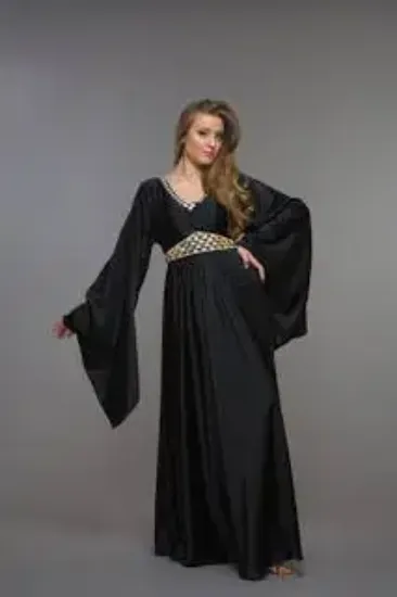 Picture of modest maxi gown farasha dubai abaya fantasy dress part