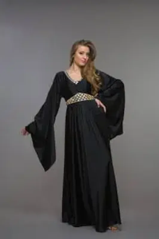 Picture of Radhe Designer Multicolor Georgette Kaftan Dress for Women - F782