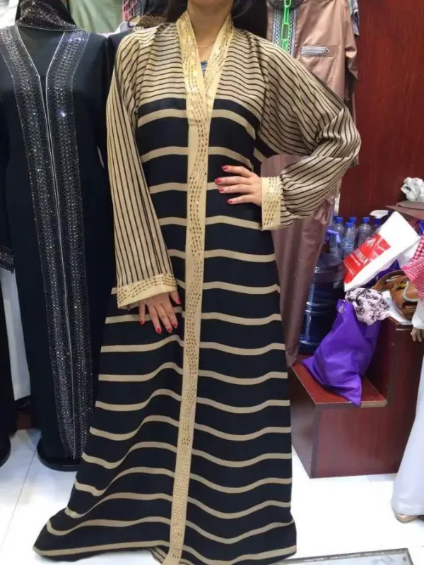 Picture of Radhe Designer Black Georgette Kaftan Dress for Women - F1253