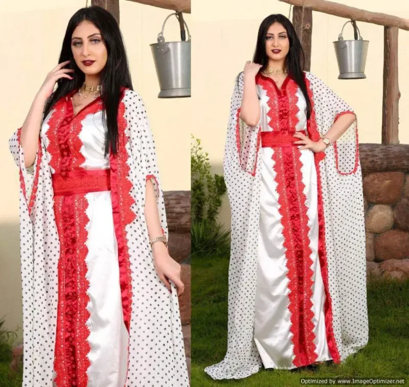 Picture of Radhe Designer Pink Cotton Kaftan Dress for Women - F844