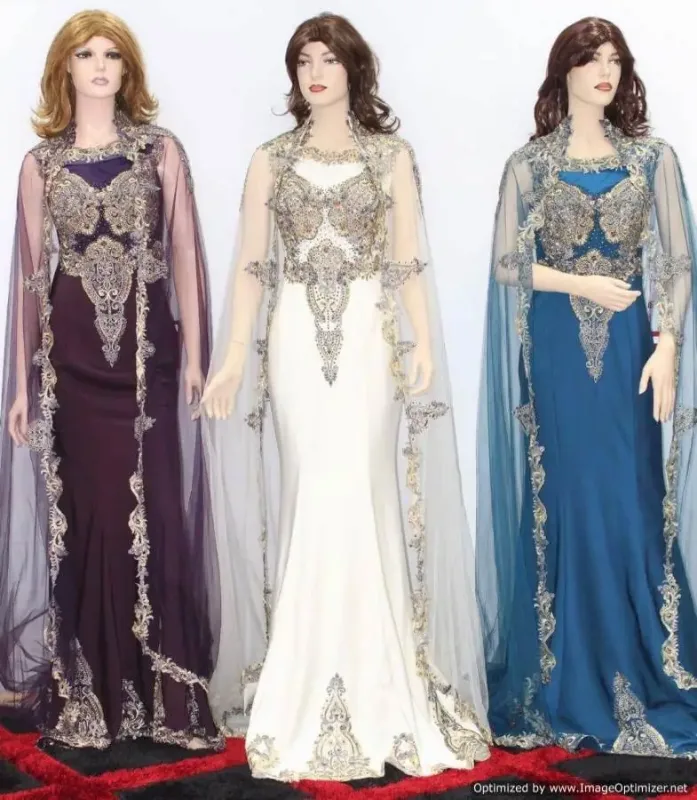Picture of Radhe Designer Multicolor Georgette Kaftan Dress for Women - F803