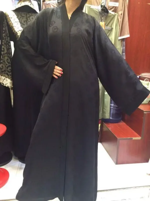 Picture of Radhe Designer Black Georgette Kaftan Dress for Women - F1236