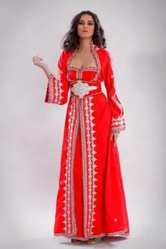 Picture of Radhe Designer Multicolor Georgette Kaftan Dress for Women - F784