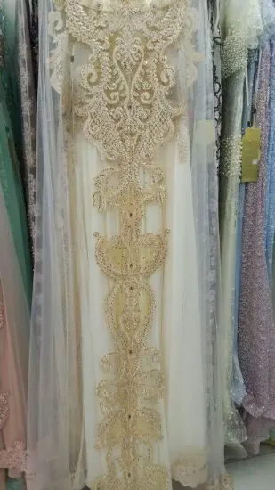 Picture of modest maxi gown modern farasha bridal takshita wedding