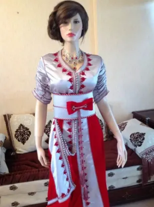 Picture of modest maxi gown moroccan dubai fancy maxi dress kaftan