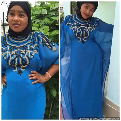 Picture of modest maxi gown moroccan dubai kaftan abaya jalabiya j