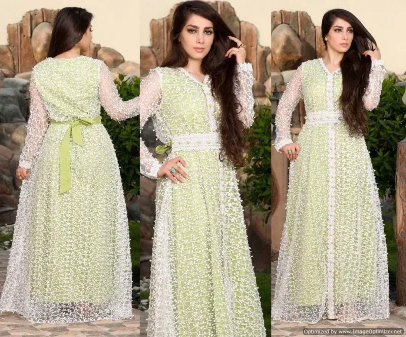 Picture of Radhe Designer Multicolor Georgette Kaftan Dress for Women - F817