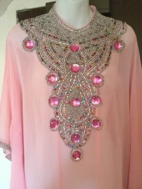Picture of Radhe Designer Multicolor Georgette Kaftan Dress for Women - F555