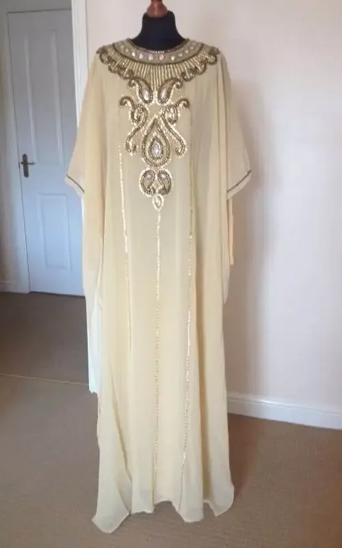 Picture of Radhe Designer Pink Georgette Kaftan Dress for Women - F694