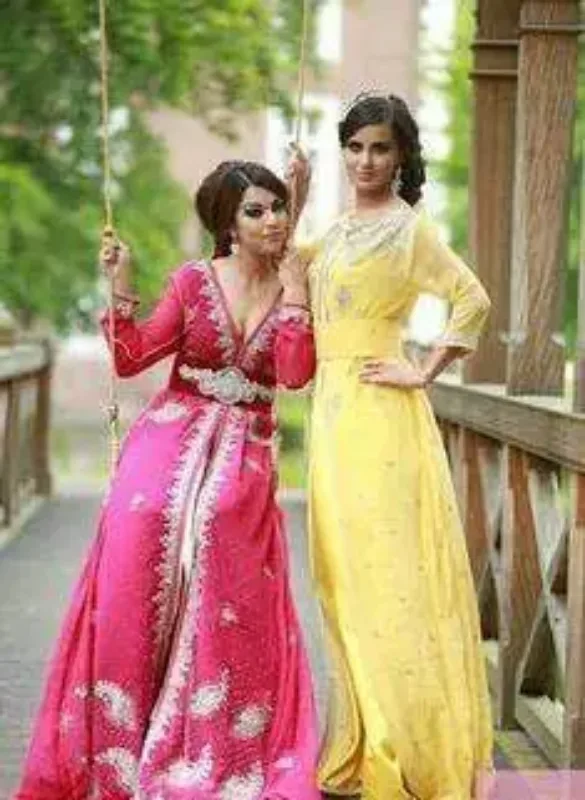 Picture of Radhe Designer Multicolor Georgette Kaftan Dress for Women - F989