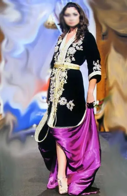 Picture of Radhe Designer White Georgette Kaftan Dress for Women - F967
