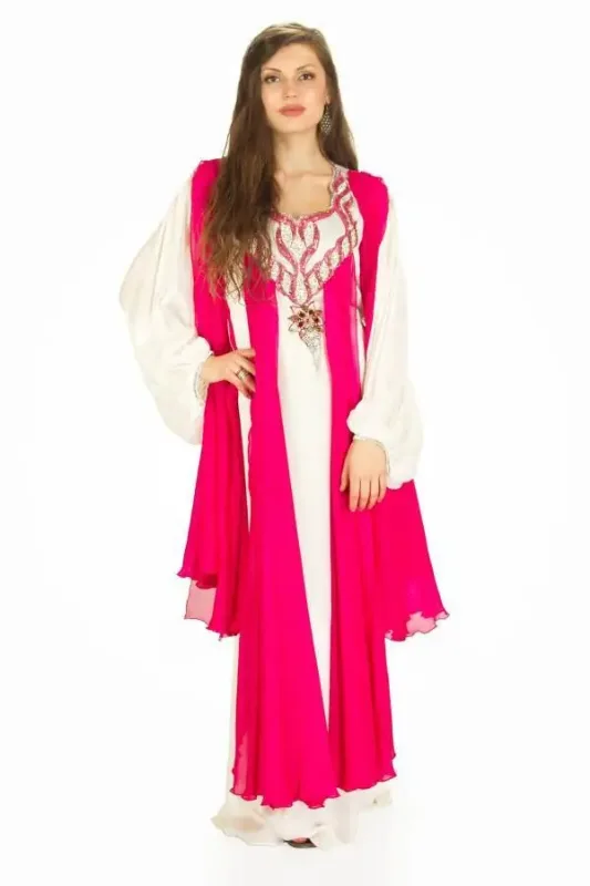 Picture of Radhe Designer Black Georgette Kaftan Dress for Women - F635