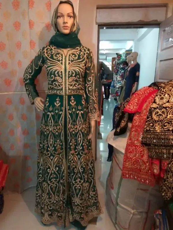 Picture of Radhe Designer Multicolor Georgette Kaftan Dress for Women - F11584