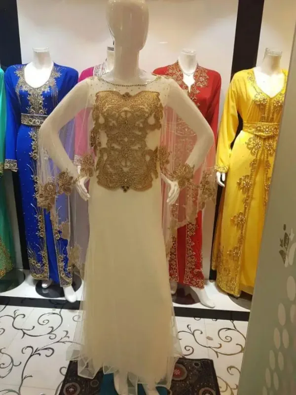 Picture of Radhe Designer Multicolor Georgette Kaftan Dress for Women - F1037