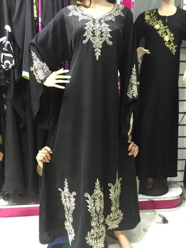 Picture of Radhe Designer Multicolor Georgette Kaftan Dress for Women - F1156