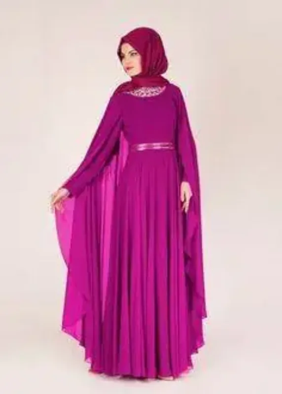 Picture of Radhe Designer Multicolor Georgette Kaftan Dress for Women - F52