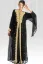 Picture of Black Georgette Kaftan Dress for Women - Look 14464
