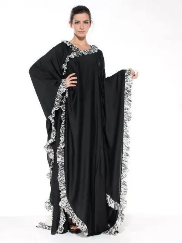Picture of Radhe Designer Multicolor Georgette Kaftan Dress for Women - F98