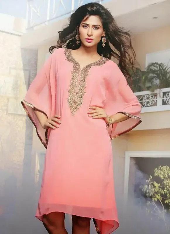 Picture of Radhe Designer Multicolor Georgette Kaftan Dress for Women - F95