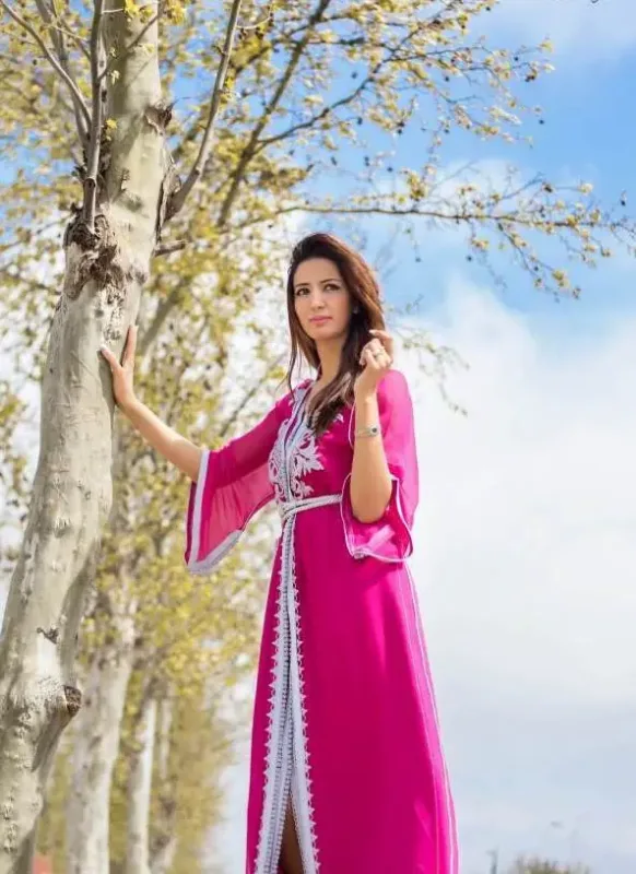 Picture of Radhe Designer Blue Georgette Kaftan Dress for Women - F236