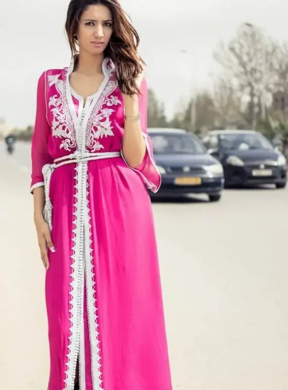 Picture of Radhe Designer Multicolor Georgette Kaftan Dress for Women - F235