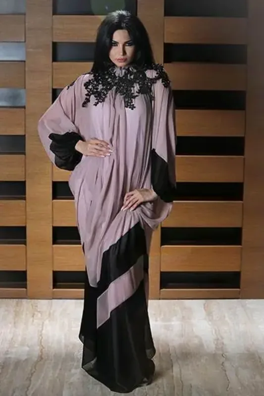 Picture of Radhe Designer Multicolor Georgette Kaftan Dress for Women - F230
