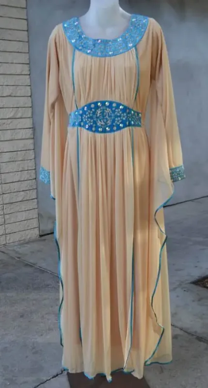 Picture of Radhe Designer Multicolor Georgette Kaftan Dress for Women - F113