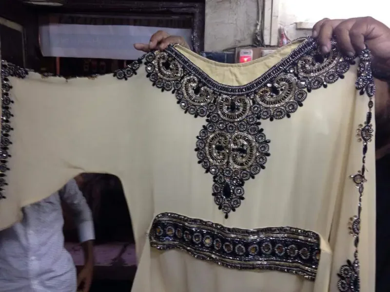 Picture of Radhe Designer Multicolor Georgette Kaftan Dress for Women - F114