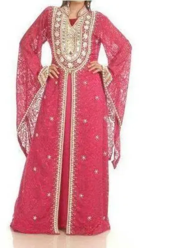 Picture of Radhe Designer Multicolor Georgette Kaftan Dress for Women - F222