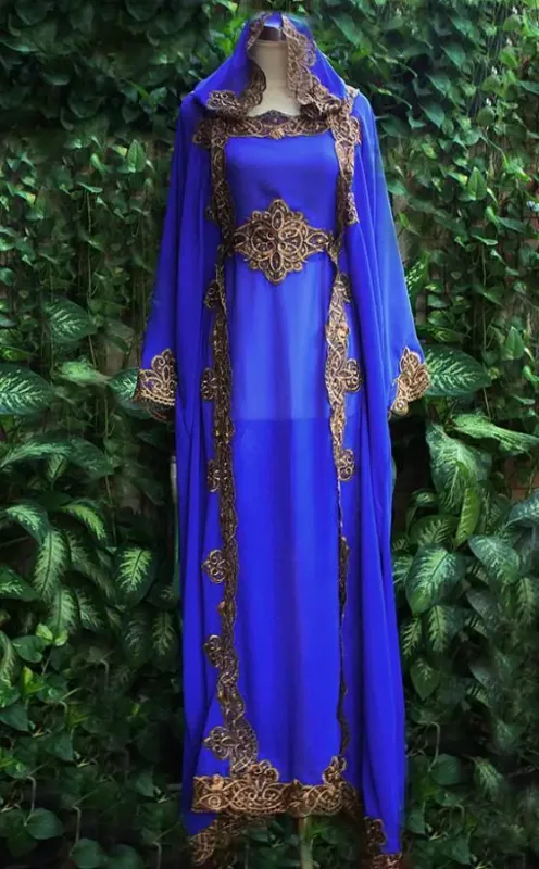 Picture of Radhe Designer Multicolor Georgette Kaftan Dress for Women - F130