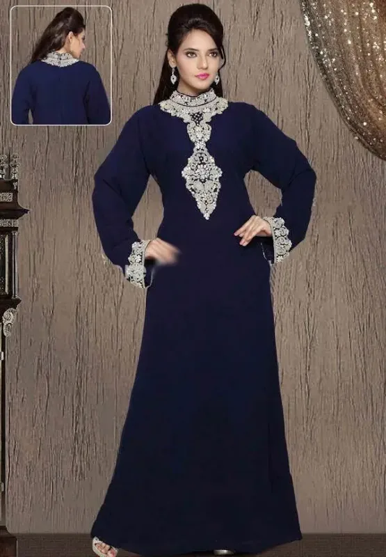 Picture of Radhe Designer Multicolor Georgette Kaftan Dress for Women - F146