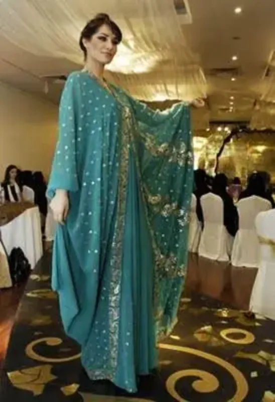 Picture of Radhe Designer Purple Georgette Kaftan Dress for Women - F160