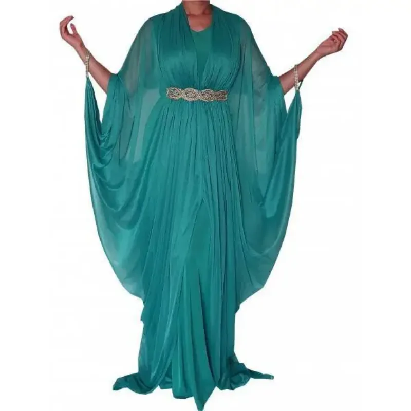 Picture of Radhe Designer Purple Georgette Kaftan Dress for Women - F177