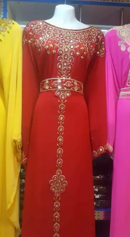 Picture of Radhe Designer Multicolor Georgette Kaftan Dress for Women - F1322