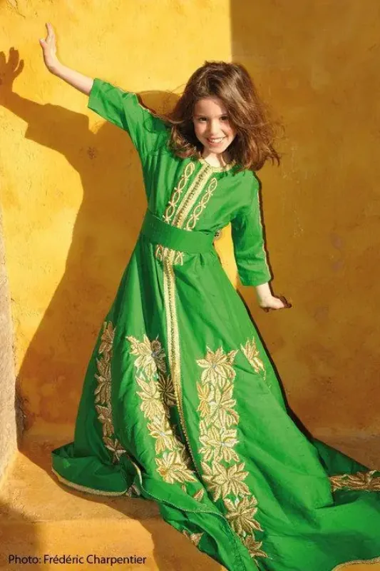 Picture of Radhe Designer Blue Georgette Kaftan Dress for Women - F421